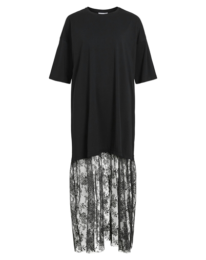Vila - VIKata Oversize Lace Kleid - Black